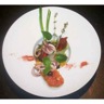 Filets de rouget et calamar de méditérranée légumes provencaux confits