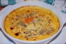 Soupe gratinée de chou-fleur et carottes