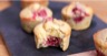 Muffins pommes framboises