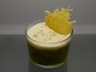 Caviar de courgettes, crème de parmesan  /  saint jacques et coriandre sur pomme de terre nouvelle  /  gateau à la betterave rouge