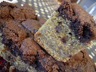 Cookie chocolat sur lit de carrot-cake ou brookies à la carotte
