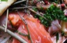 Cipaille au saumon pommes de terre fenouil et oignons