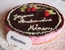 Gâteau d'anniversaire Bavarois à la framboise