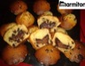 Muffins au chocolat blanc pépites et pâte à tartiner au chocolat