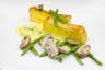 Pain de sole brioché croustillant et ses petits légumes au beurre blanc de Yannick Alleno