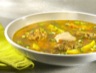 Potages et soupes: Potage de légumes à la dinde et rouille au basilic