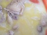Cuisses de poulet sauce crème et champignons