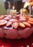 Gâteau mousse à la fraise miroir framboise