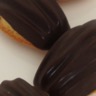 Mini madeleines en coques de chocolat