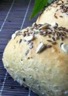 Petits pains aux céréales et à l'huile d'olive (au levain fermentescible)
