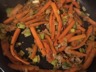 Poêlée végétarienne carottes et poireaux