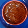 Riz coco cacao pâte d'arachide et caramel au beurre salé