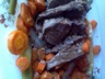 Rôti de veau et carottes caramélisées