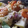 Salade de quinoa aux crevettes marinées