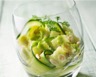 Salade de ravioles courgettes et guacamole
