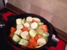 Soupe carottes courgettes et curry