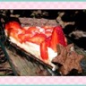 Tarte pannacotta rhubarbe aux fraises