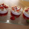 Tiramisu fraise au crumble de chocolat blanc