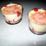 Tiramisu fraises et biscuits rose de Reims