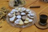 Biscuits sablés pour les fêtes- cannelle- clou de girofle- chocolat et confiture d'orange